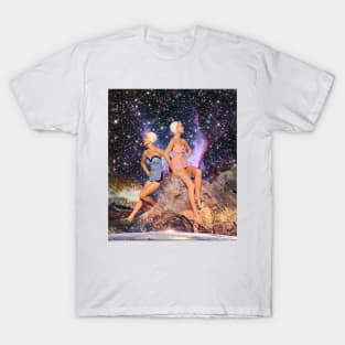 Swim Vintage Collage Art T-Shirt